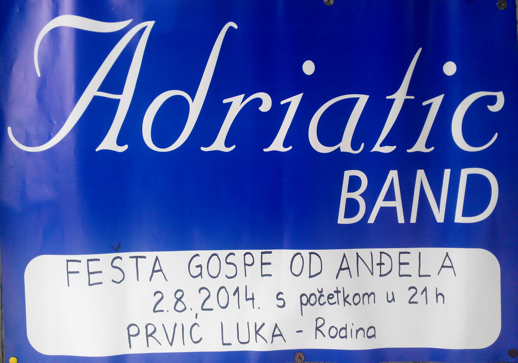 Adriatic band - Prvić Luka 2.8.2014.